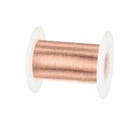 sourcing map Fil magnétique de 0,05 mm, 7000 m, fil de cuivre émaillé 100 g 155 C pour transformateurs, inducteurs