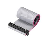 sourcing map Fil Plat Câble Ruban FC/FC Connecteurs A-Type 40Broches 2.54mm Pas 30cm Longue Câble Nappe