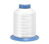 sourcing map Fil Polyester Collé Extra Fort 1968 Yards 150D/0.25mm Fil Rembourrage pour Couture Manuelle et Machine Neige