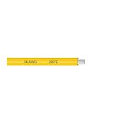 sourcing map Fil silicone 14 AWG Torons fils électriques Cuivre étamé Fil 7 ft Jaune