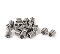sourcing map Filet rapporté Insert Fileté Filetage Réparation M8 x 1,25 mm x 2D 304 acier inox spirale 20pcs
