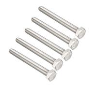 sourcing map Filetage M10 100mm acier inoxydable 304 vis tête Hex 5pc