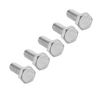 sourcing map Filetage M10 30mm 304 Acier inoxydable Vis fixation vis 5pcs