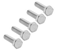 sourcing map Filetage M10 40mm 304 Acier inoxydable Vis fixation vis 5pcs