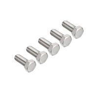 sourcing map Filetage M12 30mm acier inoxydable 304 vis tête Hex 5pc