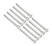 sourcing map Filetage M8 120mm acier inoxydable 304 vis tête Hex 10pc