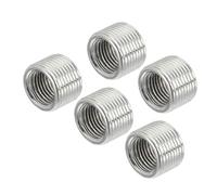 sourcing map Filetage Réduction Écrous Insert M14 Mâle à M10 Femelle Adaptateurs 10mm Long Tuyau Raccord Conversion Manche Réducteur Paquet 5