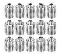 sourcing map Fileté Réducteur, M10 to M5 Filetage Convert Vis Adaptateur Tuyau Raccord Connecteur Externe Mâle Filetage Matériel Attache Accessoire, Paquet de 15