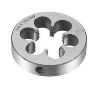 sourcing map Filière Fil Rond 3/4"-16 UNF Alliage Outil Acier Machine Fil Réparation Outil à main