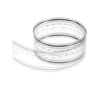 sourcing map Film Flexible Règle 100cm 0,1mm Échelle Transparent