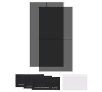 sourcing map Film polarisé, feuilles polarisées adhésives de 16,5 cm, filtre polarisant linéaire avec kit de nettoyage, grattoir pour réparation d'écran LCD, éducation physique, 0 degrés/90 degrés