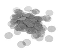 sourcing map Filtre Acier Inox Tamis Maille Grille 15mm Diamètre pour Filtre Tuyau 100Pcs