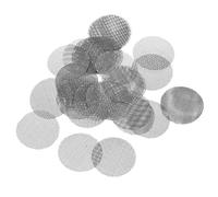 sourcing map Filtre Acier Inox Tamis Maille Grille 19mm Diamètre pour Filtre Tuyau 30Pcs