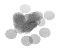 sourcing map Filtre Acier Inox Tamis Maille Grille 20mm Diamètre pour Filtre Tuyau 30Pcs