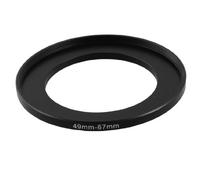 sourcing map Filtre Objectif Appareil Photo étape Joint 49mm-67mm Noir Adapt