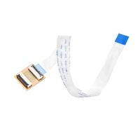 sourcing map Flexible Plat Câble (A Type) et Retourner pour Monter Extension Adaptateur Kit 10 Broche 1.0mm Pas 200mm FFC pour LCD TV Voiture Audio Lecteur DVD Portable