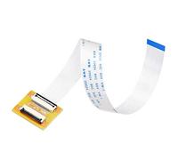 sourcing map Flexible Plat Câble A Type et Retourner | pour Monter Extension Adaptateur Kit 26 Broche 0.5mm Pas 200mm FFC pour LCD TV Voiture Audio Lecteur DVD Portable