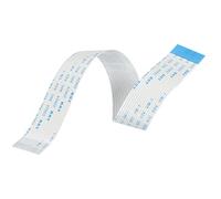 sourcing map Flexible Plat Câble Extension Ruban Câbles 15 Broches 1.0mm Pas 200mm pour 3D Imprimante, Bricolage, Caméra, Écran et DVD Joueur Connecteur B Type Paquet de 6