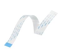 sourcing map Flexible Plat Câble Rallonge Ruban Câbles 12 Broches 1,0mm Pas 200mm pour 3D Imprimante, Bricolage, Appareil photo, Écran et Lecteur DVD Connecteur B Type Paquet de 5