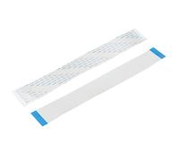 sourcing map Flexible Plat Câble Rallonge Ruban Câbles 24 Broches 1,0mm Pas 200mm pour 3D Imprimante, Ordinateur, Appareil photo, Écran et Lecteur DVD Connecteur A Type Paquet de 5