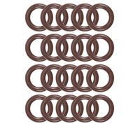 sourcing map Fluor Caoutchouc Joints Toriques 11mm Diamètre Externe 7mm Diamètre Interne 2mm Largeur Métrique FKM Joint étanchéité Paquet de 20