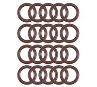 sourcing map Fluor Caoutchouc Joints Toriques 13mm Diamètre Externe 9mm Diamètre Interne 2mm Largeur Métrique FKM Joint étanchéité Paquet de 20