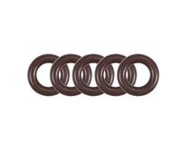 sourcing map Fluor Caoutchouc Joints Toriques 14mm Diamètre Externe 8mm Diamètre Interne 3mm Largeur Métrique FKM Joint étanchéité Paquet de 5