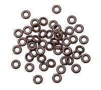 sourcing map Fluor Caoutchouc Joints Toriques 7mm Diamètre Externe 3.2mm Diamètre Interne 1.9mm Largeur Métrique FKM Joint étanchéité Paquet de 50