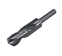sourcing map Foret à queue réduite 25,5 mm en acier rapide HSS 6542 oxyde noir avec tige droite de 1/2 pouce