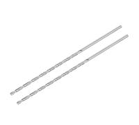 sourcing map Foret Hélicoïdal HSS 3,2mm Forage Diamètre 160mm L 2pcs | Haute Vitesse Acier Extra Long Pointes