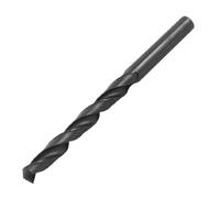 sourcing map Foret hélicoïdal HSS Tige droite pointe acier haute vitesse Foret torsion hauteur 7,3mm Noir