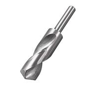 sourcing map Foret Hélicoïdal Mèche 27 mm à Queue Réduite Tige en Acier Haute Vitesse HSS 4241 avec Tige Droite de 1/2 pouce Argent
