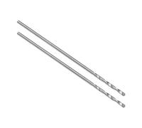 sourcing map Forets en carbure monobloc de 0,85 mm à tige droite pour acier dur en alliage d'acier inoxydable, trempé à 50 HRC, 2 pièces