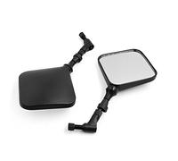 sourcing map forme carré noir 2pcs 10mm Diamètre filetage pour moto rétroviseur