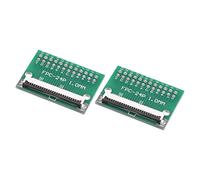 sourcing map FPC FFC Convertisseur Connecteur Carte 24P 1.0mm on Prise Côté Dos 0.5mm, à DIP 2.54mm pour LCD 3D Imprimante DVD TV Portable Audio Paquet de 2