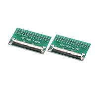 sourcing map FPC FFC Convertisseur Connecteur Carte 28P 1.0mm on Prise Côté Dos 0.5mm, à DIP 2.54mm pour LCD 3D Imprimante DVD TV Portable Audio Paquet de 2