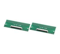 sourcing map FPC FFC PCB Convertisseur Carte 50P 0.5mm on Prise Côté Dos 1.0mm, à DIP 2.54mm pour LCD 3D Imprimante Caméra DVD TV Portable Audio Paquet de 2