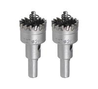 sourcing map Fraise-trépan en carbure de 26 mm, scies cloches pour tôle en acier inoxydable, dent en carbure haute densité, 2 pièces