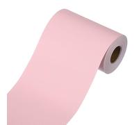 sourcing map Frise de papier peint, bordures de papier peint autocollant pour décoration de cuisine, chambre à coucher, salle de bain, rose foncé, 9,9 x 998,2 cm