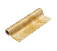 sourcing map Frise de papier peint grain de bois, 30,5 cm x 5 m, autocollant texturé, imperméable, papier peint décoratif pour sol, porte, table, armoires, bureau, pierre jaune