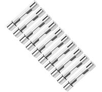 sourcing map Fusibles 20 A DC 32 V 6 x 32 mm amplificateur d'alarme audio stéréo en verre 10 pièces