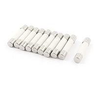 sourcing map Fusibles à Fusion, Fusible Cylindre Céramique Tube Fusible Liens 5x25mm 250V 10A 10pcs