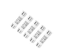 sourcing map Fusibles à Tube en Céramique Cartouche 1A 500V 10x38mm Coup Rapide Rechange pour Stéréo Audio Alarme Amplificateur Céramique Fusibles 5pcs