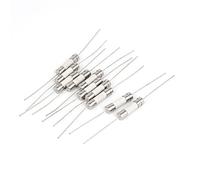 sourcing map Fusibles Céramique avec Fil, Coup Lent Temps Retard Axial Céramique Tube Fusibles 5x20mm 250V 2A 10pcs