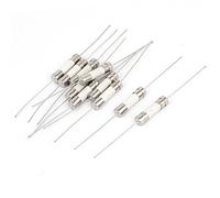 sourcing map Électrique Axial Fil Céramique Tube Fusibles 5 x 20mm 250V 15A 10pcs