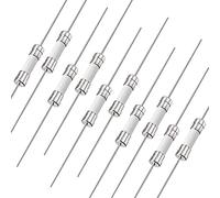 sourcing map Fusibles Coup Rapide Fil Conducteur Fusibles Céramique 5mm x 20mm 250V F10A 10Pcs