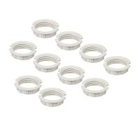 sourcing map G9 Anneau Adaptateur Abat Jour Réducteur Lumière Douille Lampe M20 Support Remplacement pour Luminaires, Blanc, Paquet de 15