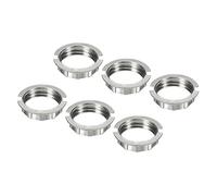 sourcing map G9 Anneau Adaptateur Abat Jour Réducteur Lumière Douille Lampe M20 Support Zinc Alliage pour Luminaires, Blanc, Paquet de 6