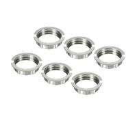 SOURCING MAP G9 Anneau Adaptateur Abat Jour Réducteur Lumière Douille Lampe M20 Support Zinc Alliage pour Luminaires Blanc 6Pcs