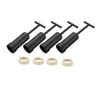 sourcing map G9 Anneaux pour Abat-Jour Adaptateur Réducteur Bague Lumière Douille Lampe avec Démontage Outil 4 Set